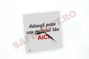 cs001 Ceas sticla 20x20 wm 2 ceas sticla personalizat