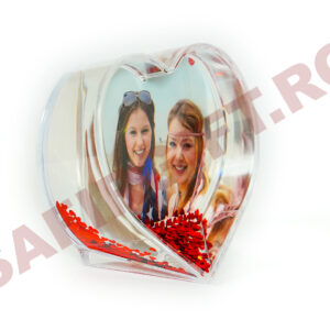 Glob foto inima personalizat