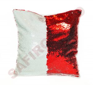 prn001 Perna cu paiete alb + rosu personalizata wm 1 Perna cu paiete alb + rosu personalizata