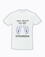 trc016 Asa arata un SEF extraordinar 1 Tricou personalizat asa arata un sef extraordinar cadouri pentru sef sefa