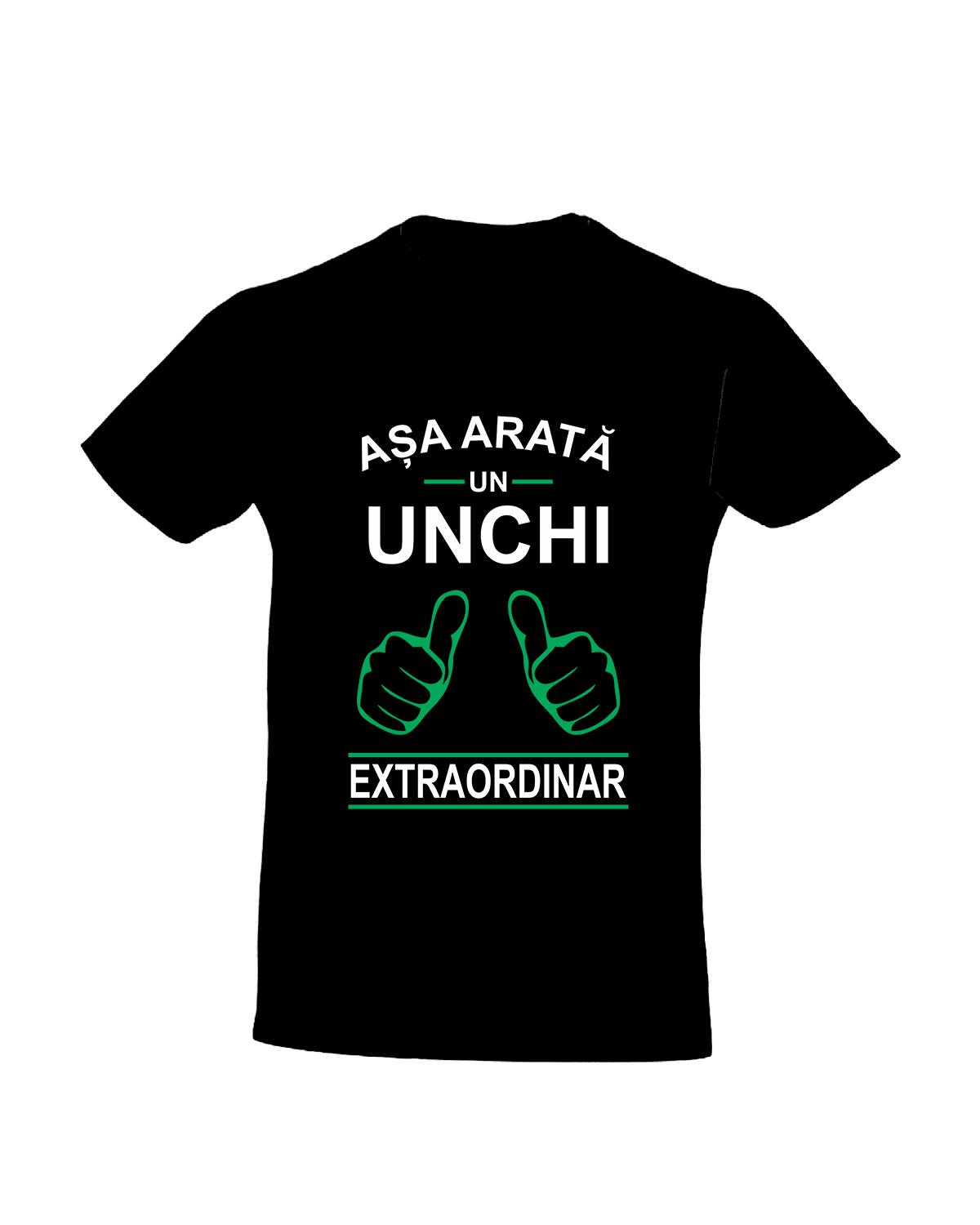 trc021 Asa arata un UNCHI extraordinar negru Tricou personalizat Asa arata un unchi extraordinar cadouri pentru unchi