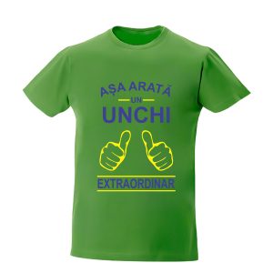 Tricou personalizat Asa arata un unchi extraordinar cadouri pentru unchi