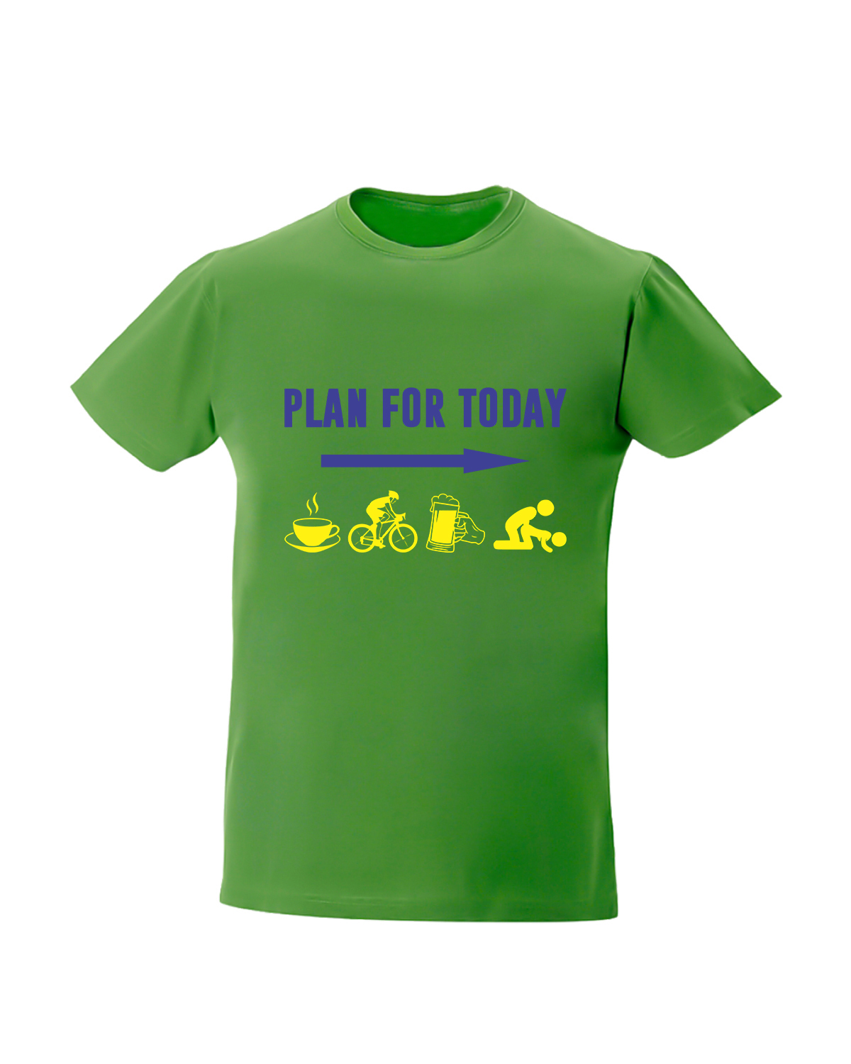 Tricou personalizat Plan for today tricouri cu mesaje haioase