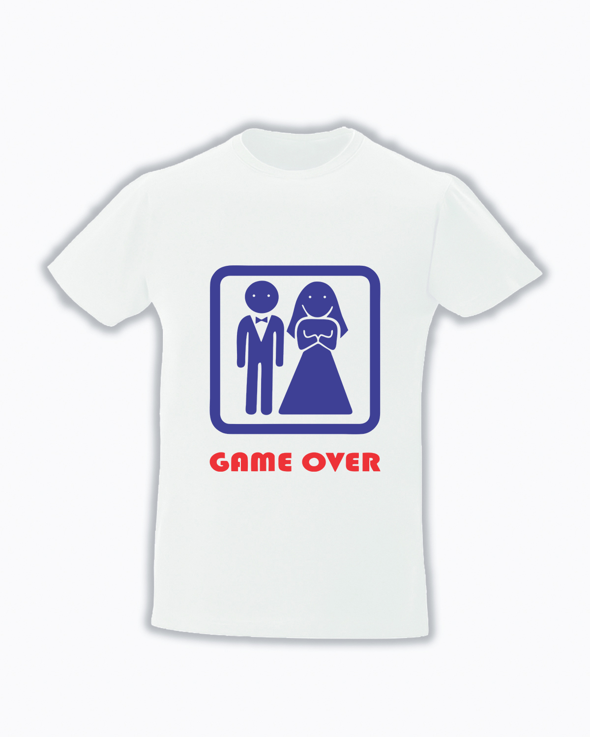 Tricou personalizat Game over tricouri nunta cu mesaje haioase