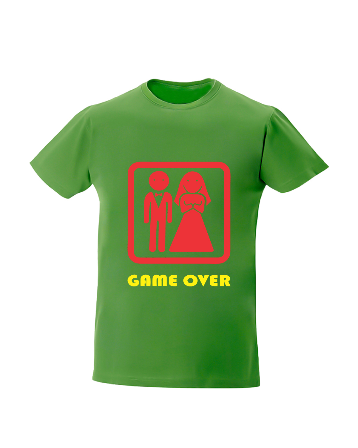 Tricou personalizat Game over tricouri nunta cu mesaje haioase