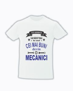 trc041 Toti barbatii s-au nascut egali dar numai cei mai buni devin mecanici Tricou personalizat toti barbatii s-au nascut egali dar numai cei mai buni devin mecanici cadouri pentru mecanici tricouri cu mesaje pentru mecanici