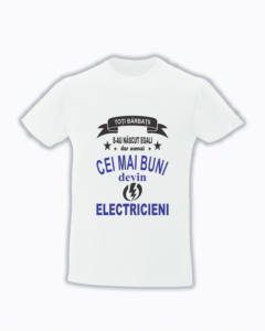 trc044 Toti barbatii s-au nascut egali dar numai cei mai buni devin ELECTRICIENI Toti barbati s-au nascut egali dar numai cei mai buni devin electricieni cadouri pentru electricien tricouri pentru electricieni