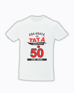 trc050 Asa arata un tata adevarat la 50 de ani alb