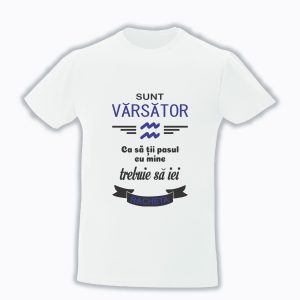 Tricou Personalizat Zodia Varsator! cadouri pentru varsatori