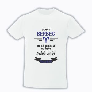 Tricou Personalizat Sunt Zodia Berbec! cadouri pentru berbeci