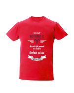 trc057 Sunt BERBEC , Ca sa tii pasul cu mine trebuie sa iei racheta rosu Tricou Personalizat Sunt Zodia Berbec! cadouri pentru berbeci