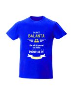 trc058 Sunt Balanta , Ca sa tii pasul cu mine trebuie sa iei racheta albastru Tricou Personalizat Zodia Balanta! cadouri pentru balante