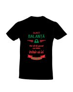 trc058 Sunt Balanta , Ca sa tii pasul cu mine trebuie sa iei rachetanegru Tricou Personalizat Zodia Balanta! cadouri pentru balante