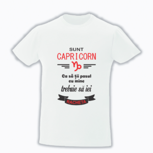Tricou personalizat Zodia Capricorn!
