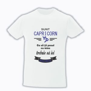 Tricou personalizat Zodia Capricorn! cadouri pentru capricorni