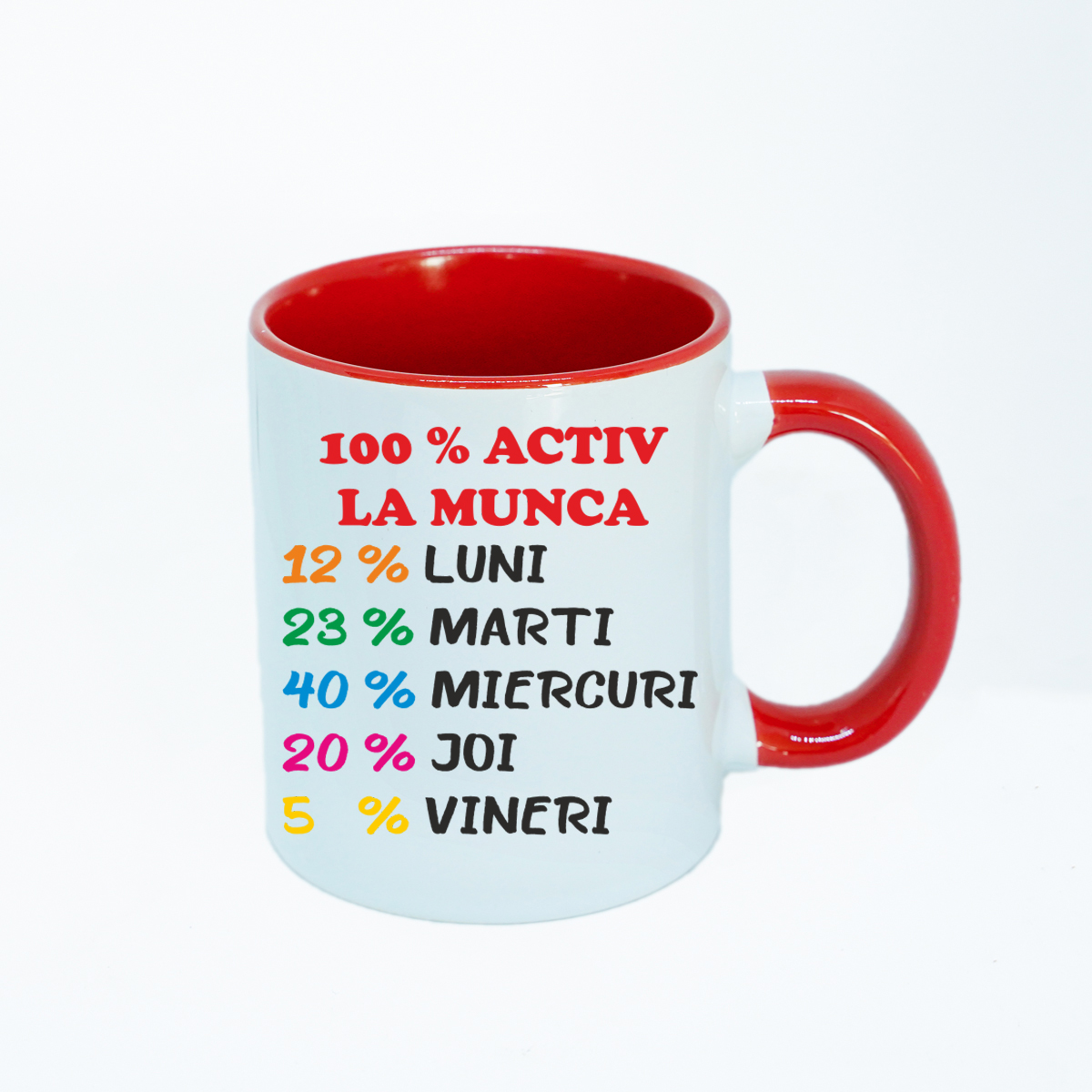 cana 100% activ la munca maner rosu