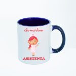 CN004 Cea mai buna asistenta manaer albastru Cana personalizata Cea mai buna asistenta