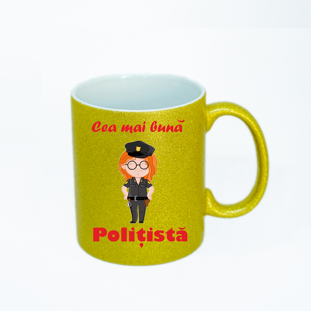 Cana personalizata cea mai buna politista