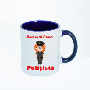 Cana personalizata cea mai buna politista