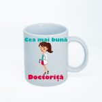 CN008 Cea mai buna doctorita alba Cana personalizata cea mai buna doctorita