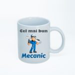 CN010 Cel mai bun mecanic alba Cana personalizata Cel mai bun mecanic