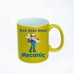 CN010 Cel mai bun mecanic aurie Cana personalizata Cel mai bun mecanic