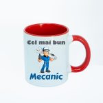CN010 Cel mai bun mecanic maner rosu Cana personalizata Cel mai bun mecanic
