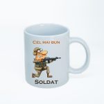 CN011 Cel mai bun Soldat alba Cana personalizata cel mai bun soldat