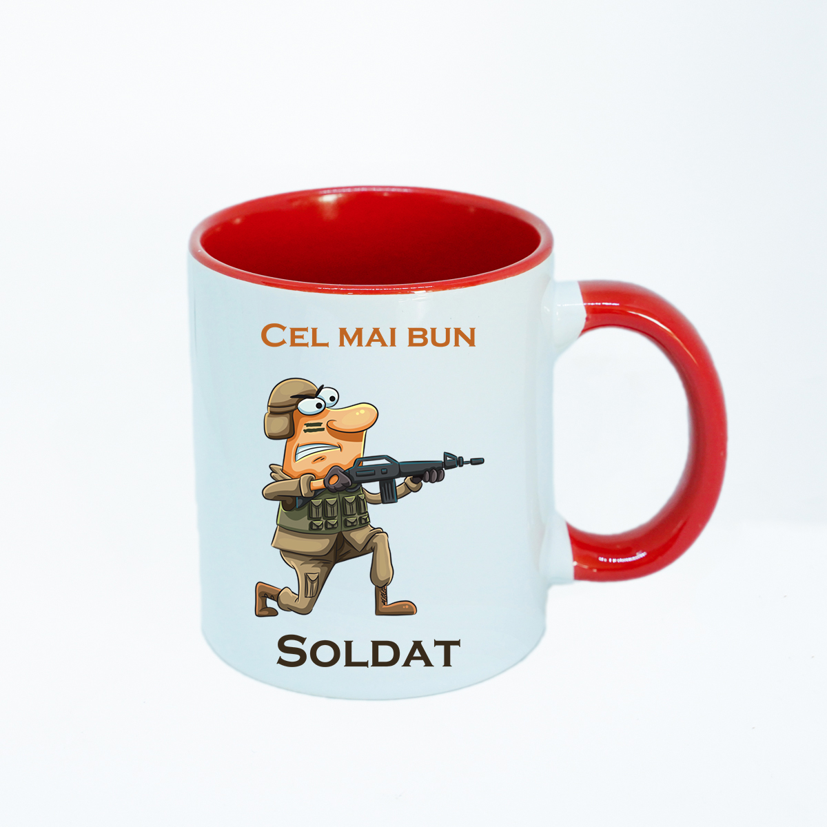 Cana personalizata cel mai bun soldat