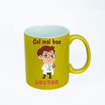 CN023 Cel mai bun doctor aurie Cana personalizata Cel mai bun doctor