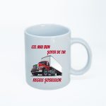 Cana personalizata Cel mai bun sofer de tir alba Cana personalizata Cel mai bun sofer de tir