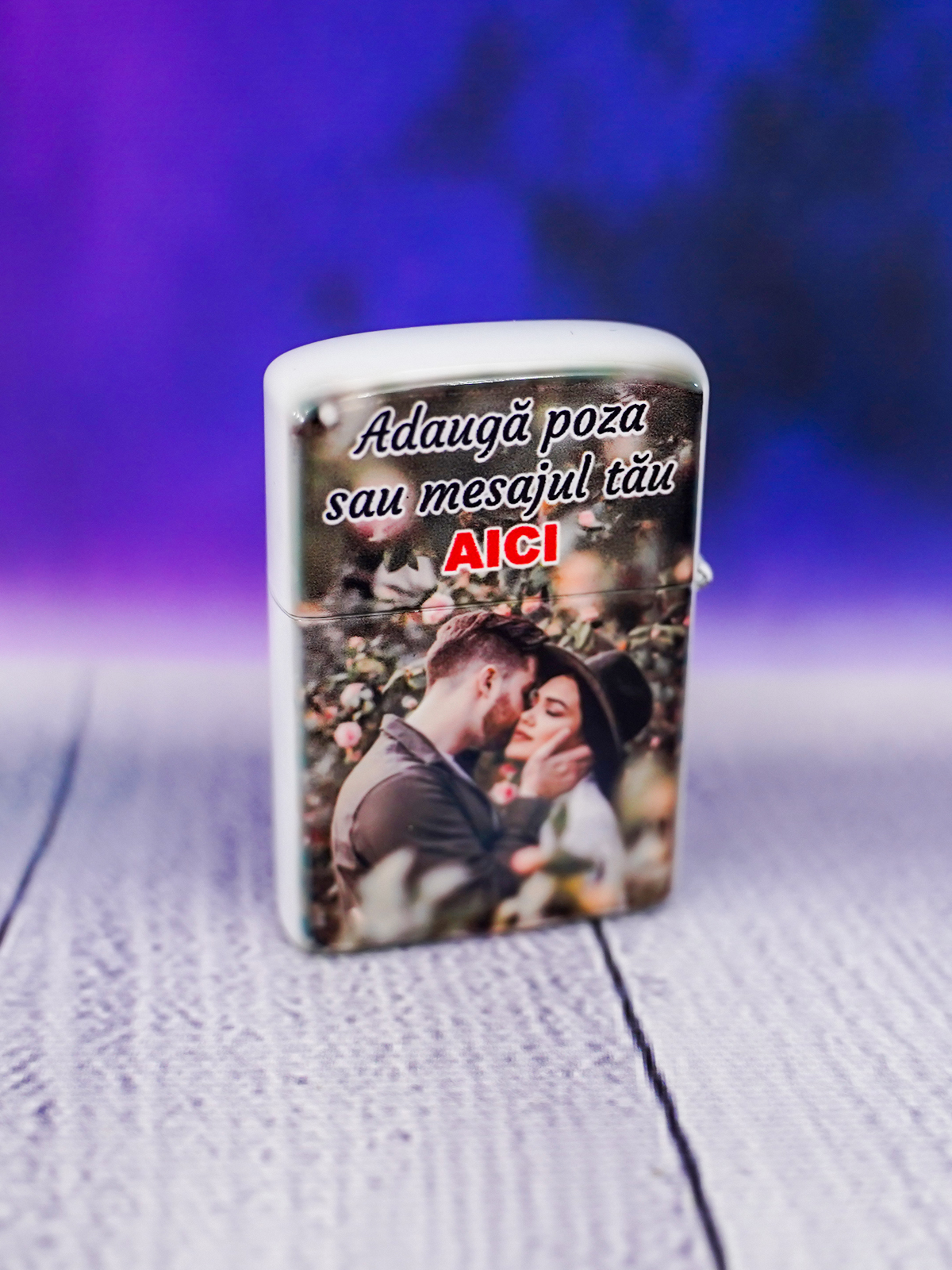 Bricheta personalizata cu poza si mesaj