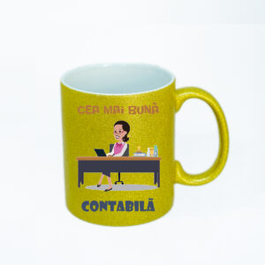 Cana personalizata Cea mai buna contabila