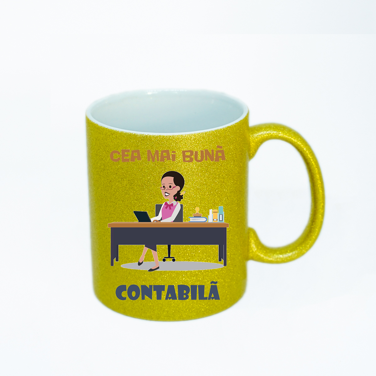 Cana personalizata Cea mai buna contabila