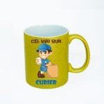 CN036 Cel mai bun curier aurie Cana personalizata Cel mai bun curier