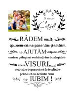 CNV17 In aceasta casa1 Tablou canvas personalizat in aceasta casa cu poza si mesaj decoratiuni living sufragerie casa