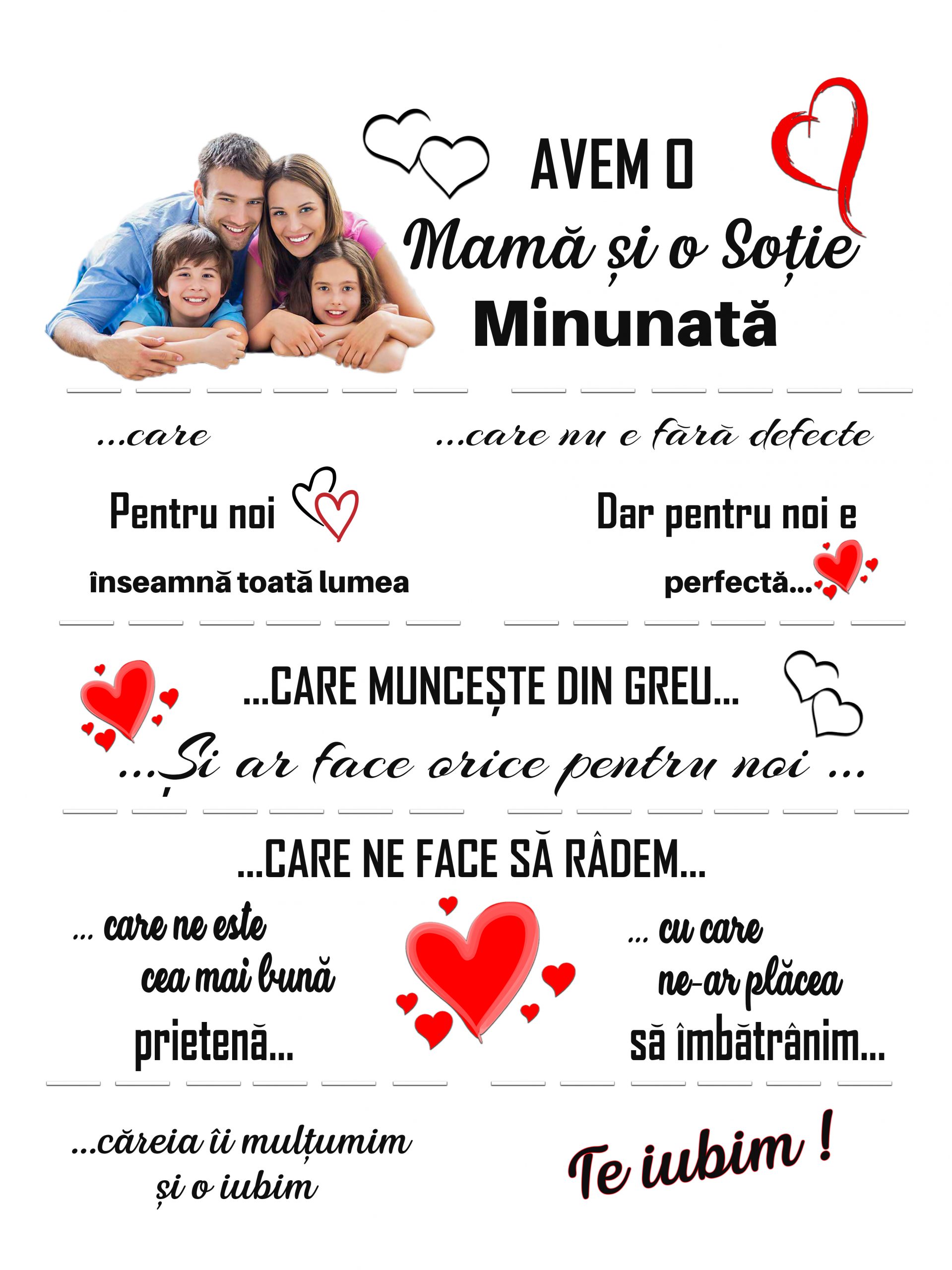 cnv004 Avem o mama si o sotie minunata canvas Avem o mama si o sotie minunata cadouri mama