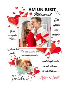 cnv014 am un iubit minunat Tablou canvas am un iubit / sot minunat ziua indragostitilor