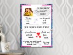 CNV34 Tablou iti multumesc mamica fundal principal Tablou canvas Iti multumesc mamica Cadouri pentru mama personalizate cadouri 1 martie 8 martie