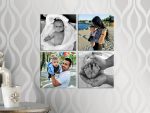 cnv032 Set 4 tablouri canvas patrate personalizate fundal principal Set 4 tablouri canvas patrate Multicanvas Multi canvas decorul casei decoratiuni