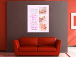 cnv038 Tablou canvas Bun venit Bebe Fetita fundal 2 Tablou canvas bun venit bebe fetita cadouri personalizate design interior