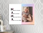 Cnv042 Mama 1 Tablou canvas mama cu poza si mesaj