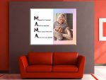 Cnv042 Mama 2 Tablou canvas mama cu poza si mesaj