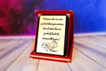 placheta catifea rosie (2) Plachete catifea cu mesaj pentru mama