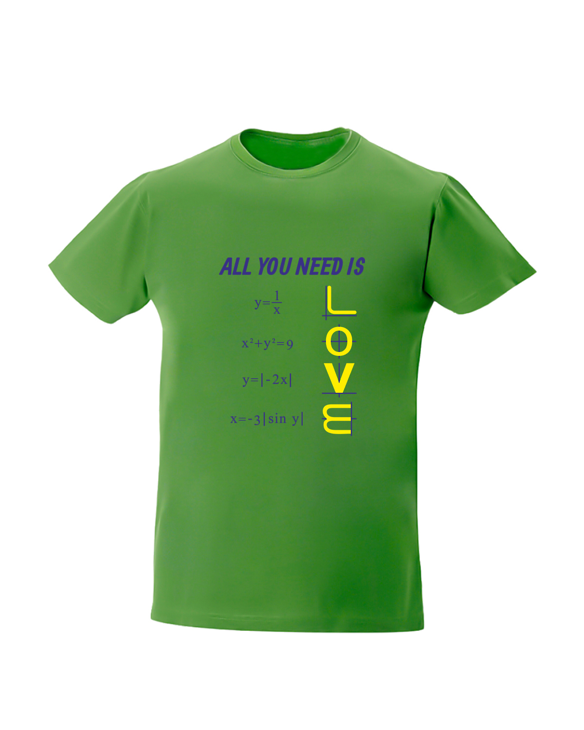Trc079 All you need is love verde Tricou personalizat All you need is love cadouri pentru iubita iubita sot sotie 8 martie dragobete cadouri cu mesaje de iubire dragoste
