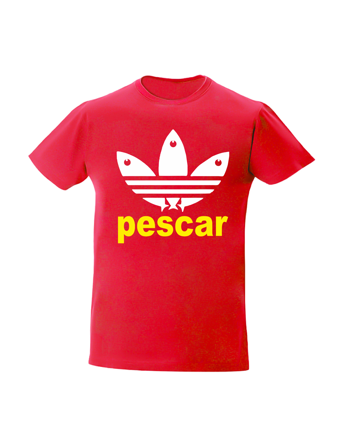 Tricou rosu Tricou personalizat pescar cadouri pentru pescari tricouri pentru pescari
