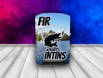 brc008 bricheta personalizata Fir intins Bricheta personalizata fir intins Cadouri pentru pescari bricheta pentru pescari
