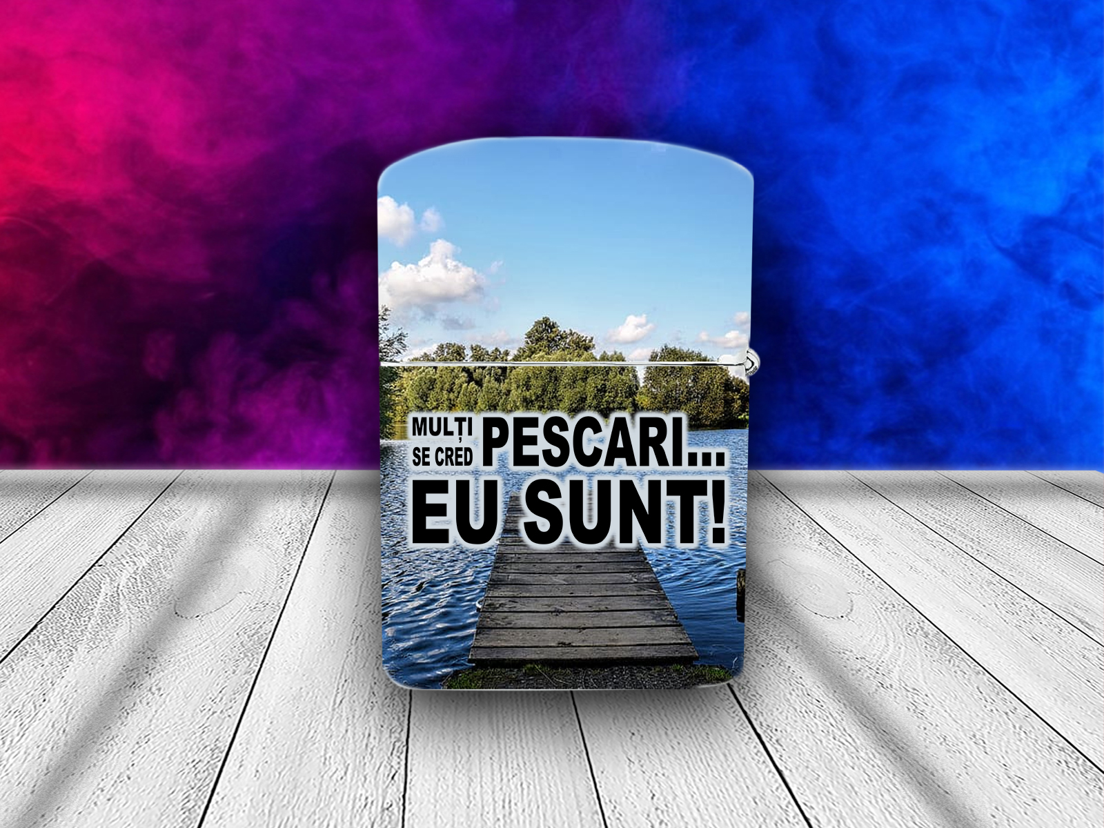 bricheta personalizata Multi se cred pescari eu sunt cadouri pentru pescari