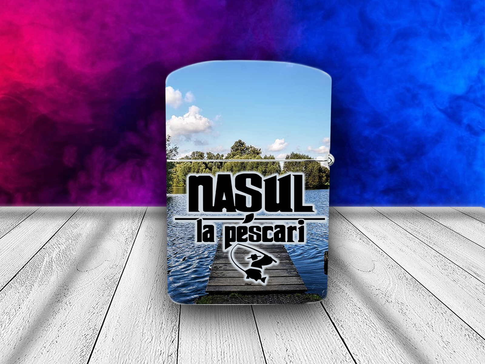 Bricheta personalizata nasul la pescari cadouri pentru pescari