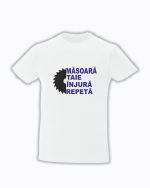 trc081 Masoara, taie, injura, repeta alb Tricou personalizat masoara taie injura repete cadouri cu mesaje haioase tricouri cu mesaje haioase
